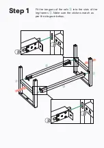 Предварительный просмотр 4 страницы BROSA Caledonia Rattan Bar Cabinet Assembly Manual