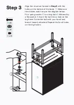 Предварительный просмотр 6 страницы BROSA Caledonia Rattan Bar Cabinet Assembly Manual