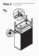 Предварительный просмотр 7 страницы BROSA Caledonia Rattan Bar Cabinet Assembly Manual