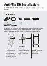 Предварительный просмотр 11 страницы BROSA Caledonia Rattan Bar Cabinet Assembly Manual