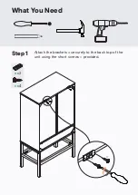 Предварительный просмотр 12 страницы BROSA Caledonia Rattan Bar Cabinet Assembly Manual