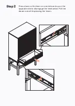 Предварительный просмотр 19 страницы BROSA Caledonia Rattan Bar Cabinet Assembly Manual