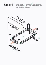 Preview for 4 page of BROSA Caledonia Rattan Bedside Table Assembly Manual