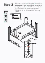 Preview for 5 page of BROSA Caledonia Rattan Bedside Table Assembly Manual