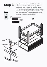 Preview for 6 page of BROSA Caledonia Rattan Bedside Table Assembly Manual