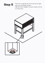 Preview for 8 page of BROSA Caledonia Rattan Bedside Table Assembly Manual