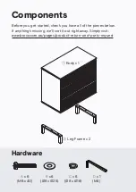 Preview for 3 page of BROSA Caledonia Rattan Compact Chest of Drawers Assembly Manual