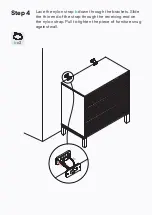 Preview for 13 page of BROSA Caledonia Rattan Compact Chest of Drawers Assembly Manual