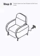 Предварительный просмотр 13 страницы BROSA Calypso Electric Recliner Assembly Manual