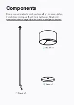 Предварительный просмотр 4 страницы BROSA Canes Floor Lamp Assembly Manual