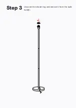 Предварительный просмотр 7 страницы BROSA Canes Floor Lamp Assembly Manual