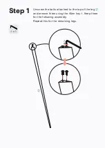 Предварительный просмотр 5 страницы BROSA Capra Tripod Floor Lamp Assembly Manual