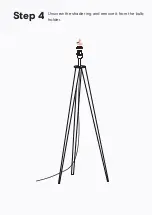 Предварительный просмотр 8 страницы BROSA Capra Tripod Floor Lamp Assembly Manual