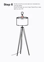 Предварительный просмотр 10 страницы BROSA Capra Tripod Floor Lamp Assembly Manual