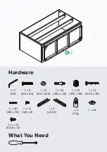 Предварительный просмотр 4 страницы BROSA Cato Chest of Drawers Assembly Manual