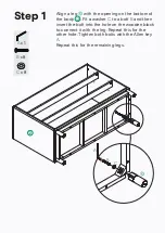 Предварительный просмотр 6 страницы BROSA Cato Chest of Drawers Assembly Manual