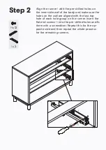 Предварительный просмотр 7 страницы BROSA Cato Chest of Drawers Assembly Manual