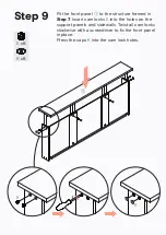 Предварительный просмотр 14 страницы BROSA Cato Chest of Drawers Assembly Manual