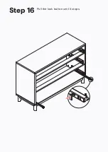 Предварительный просмотр 21 страницы BROSA Cato Chest of Drawers Assembly Manual