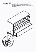 Предварительный просмотр 22 страницы BROSA Cato Chest of Drawers Assembly Manual