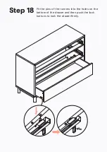 Предварительный просмотр 23 страницы BROSA Cato Chest of Drawers Assembly Manual