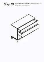 Предварительный просмотр 24 страницы BROSA Cato Chest of Drawers Assembly Manual