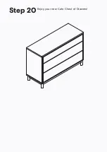 Предварительный просмотр 25 страницы BROSA Cato Chest of Drawers Assembly Manual