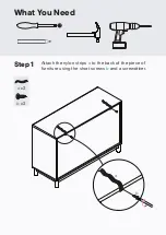 Предварительный просмотр 27 страницы BROSA Cato Chest of Drawers Assembly Manual