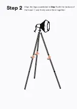 Preview for 6 page of BROSA Cetus Tripod Floor Lamp Assembly Manual