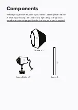 Предварительный просмотр 4 страницы BROSA Cetus Tripod Table Lamp Assembly Manual