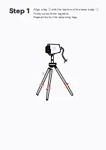 Предварительный просмотр 5 страницы BROSA Cetus Tripod Table Lamp Assembly Manual