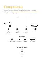 Preview for 2 page of BROSA Corvus Floor Lamp Assembly Manual