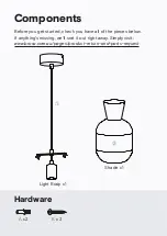 Предварительный просмотр 4 страницы BROSA Dakota Pendant Light Assembly Manual