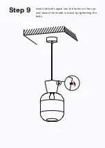 Предварительный просмотр 14 страницы BROSA Dakota Pendant Light Assembly Manual