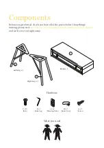 Предварительный просмотр 2 страницы BROSA Field Console Table Assembly Manual