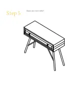 Предварительный просмотр 7 страницы BROSA Field Console Table Assembly Manual