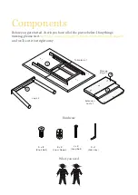 Preview for 2 page of BROSA Field Extendable Dining Table Assembly Manual