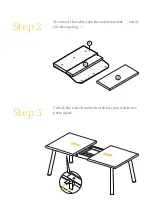 Preview for 4 page of BROSA Field Extendable Dining Table Assembly Manual