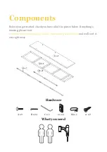 Предварительный просмотр 2 страницы BROSA Field Triple Open Shelf Assembly Manual