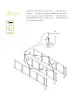 Предварительный просмотр 3 страницы BROSA Field Triple Open Shelf Assembly Manual