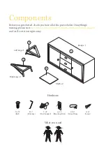 Preview for 2 page of BROSA Field Wide Sideboard Assembly Manual