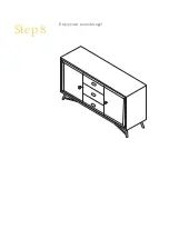 Preview for 10 page of BROSA Field Wide Sideboard Assembly Manual