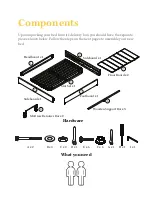 Preview for 2 page of BROSA Gas Lift Bed Frame Base Assembly Manual