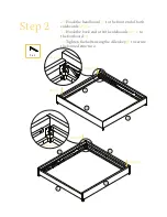 Preview for 4 page of BROSA Gas Lift Bed Frame Base Assembly Manual