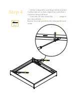 Preview for 6 page of BROSA Gas Lift Bed Frame Base Assembly Manual