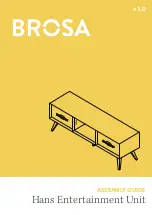 Предварительный просмотр 1 страницы BROSA Hans Entertainment Unit Assembly Manual