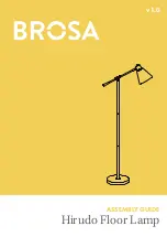 BROSA Hirudo Floor Lamp Assembly Manual preview