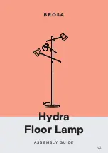 Preview for 1 page of BROSA Hydra Floor Lamp Assembly Manual