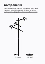 Preview for 4 page of BROSA Hydra Floor Lamp Assembly Manual