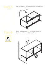 Preview for 6 page of BROSA Josie Sideboard Small Assembly Manual